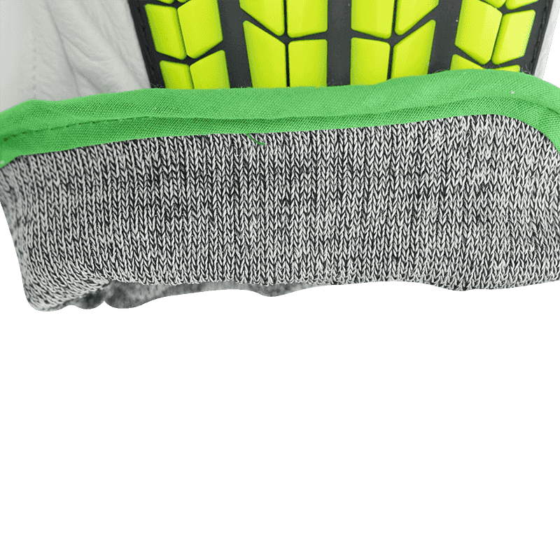 Guantes de piel de vacuno resistentes a cortes y antiimpactos