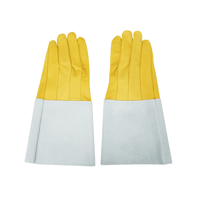Guantes de soldadura de cuero de vaca