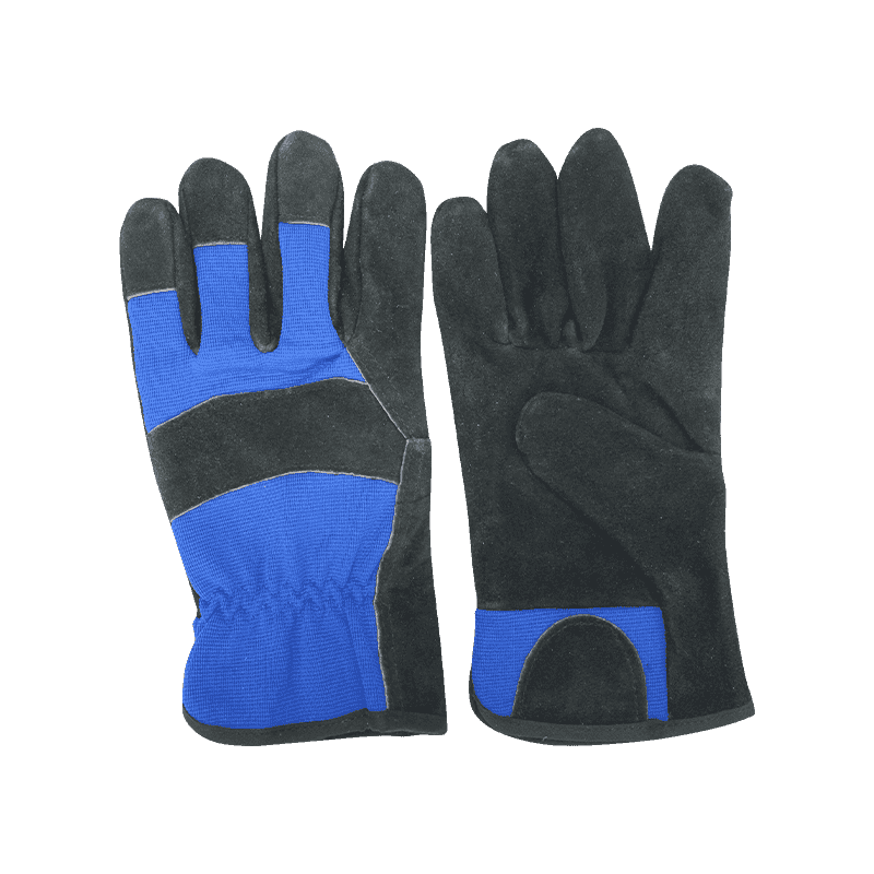 Guantes de trabajo de cuero serraje de vaca