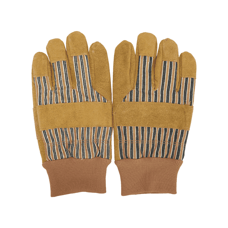 Guantes de trabajo de cuero serraje de vaca