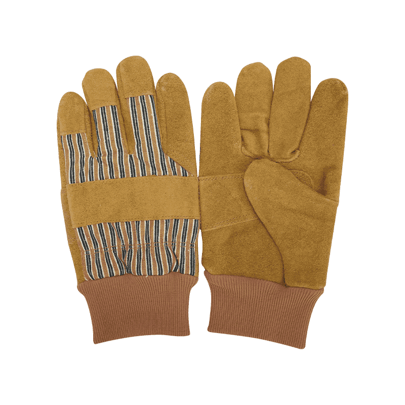 Guantes de trabajo de cuero serraje de vaca