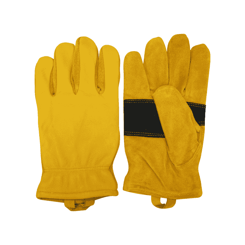 Guantes de soldadura de cuero de vaca