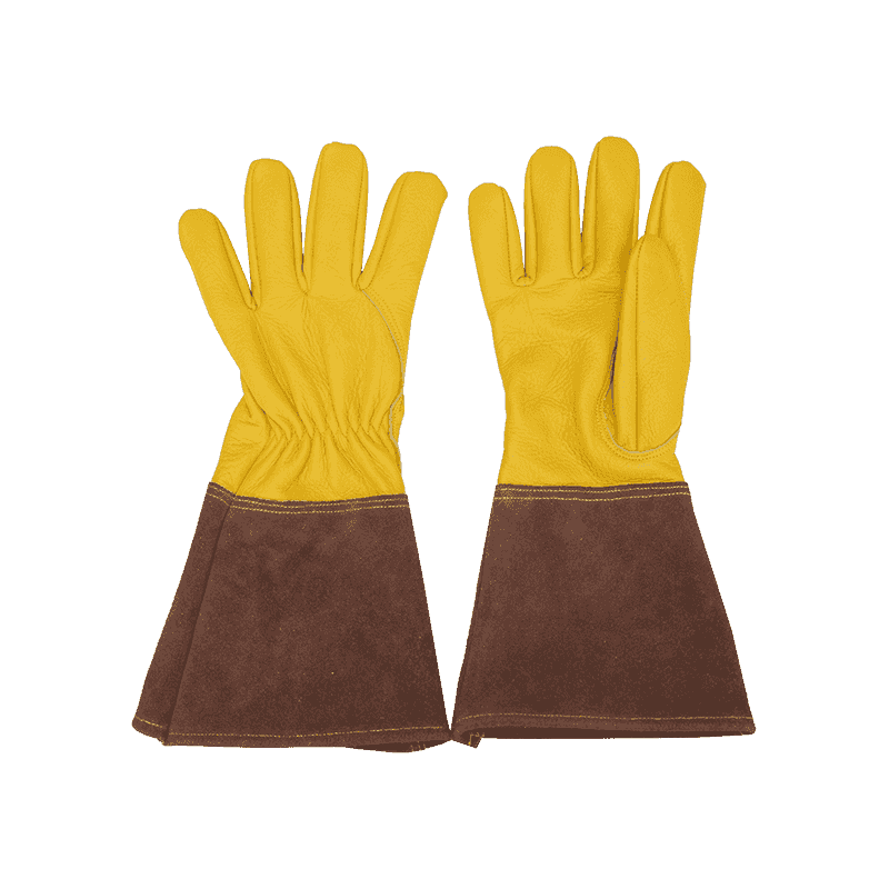 Guantes de soldadura de cuero de vaca
