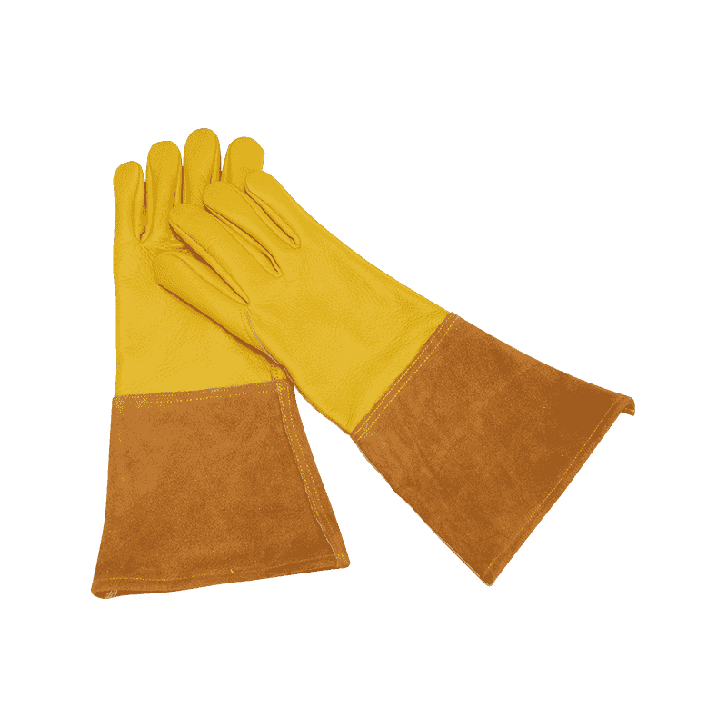 Guantes de soldadura de cuero de vaca