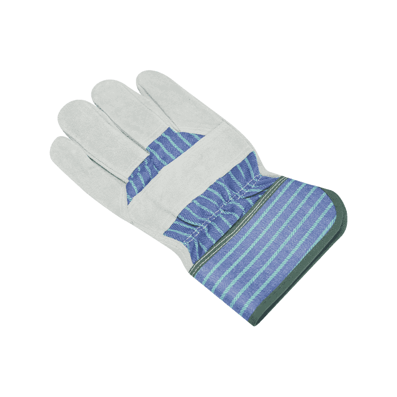 Guantes de trabajo de cuero serraje de vaca